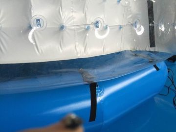 Ημι διαφανής διογκώσιμη σκηνή φυσαλίδων/διογκώσιμος μουσαμάς PVC σκηνών ναυπηγείων άσπρος
