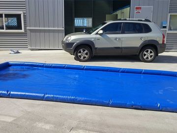 Εύκαμπτο μπλε τυπώνοντας διπλάσιο συγκράτησης νερού χαλιών πλυσίματος αυτοκινήτων - βελονιά Tripple