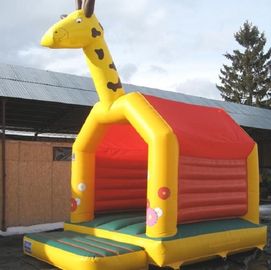 Εμπορικό Giraffe Bouncy Castle άλματος ένα PVC πλαισίων EN14960 0.55MM