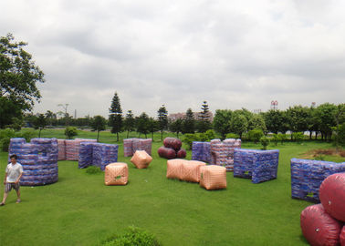 Υπαίθρια διογκώσιμη περιοχή Paintball για το διογκώσιμο παιχνίδι Paintball με το υλικό PVC