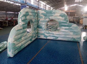 Υλικές Iinflatable αποθήκες Paintball, διογκώσιμες αποθήκες δεξαμενών PVC Paintball αθλητικών παιχνιδιών