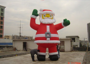 Customzied 6M διογκώσιμο Ssanta Claus, μπαλόνι αέρα PVC Άγιος Βασίλης για τη διαφήμιση