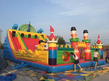 PVC υλικά παιχνίδια Bouncy Castle τύπων του Castle φωτογραφικών διαφανειών παιδικών χαρών παιδιών διογκώσιμα