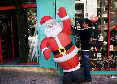 25 FT/προσαρμοσμένα διογκώσιμα προϊόντα γιγαντιαίο διογκώσιμο Santa διαφήμισης για το κατάστημα