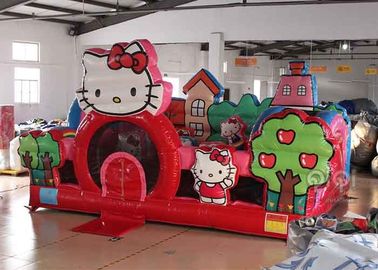 Γειά σου διογκώσιμη παιδική χαρά μικρών παιδιών γατακιών με τη φωτογραφική διαφάνεια, εμπορικό ενήλικο Bouncy Castle