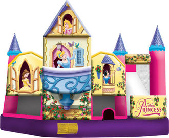 Πριγκηπισσών εμπορικός βαθμός σπιτιών αναπήδησης της Disney Themed διογκώσιμος για τα παιδιά