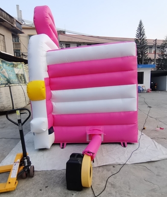 0,55mm PVC Παιδικό φουσκωτό αυτοκίνητο Bouncer Μικρό Bouncy Castle Blower