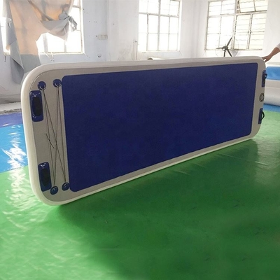 Φουσκωτό ύφασμα Drop Stitch Φουσκωτό Air Track Gymnastic Water Inflatable Floating Mat Yoga