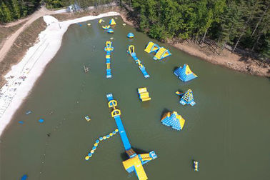 Η εκτύπωση λογότυπων προσάρμοσε το διογκώσιμους αθλητισμό νερού/Aquapark για το μουσαμά PVC λιμνών
