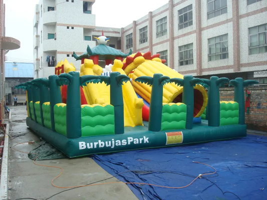 Φορητό φουσκωτό World Amusement Park Προσαρμοσμένο Παιδικό Αέρα Φουσκωτό Υπαίθριο Παιδική Χαρά