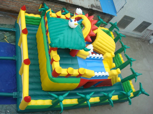 Φορητό φουσκωτό World Amusement Park Προσαρμοσμένο Παιδικό Αέρα Φουσκωτό Υπαίθριο Παιδική Χαρά