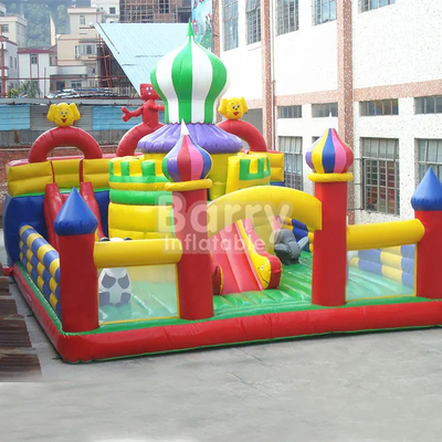 BSCI Slide Bouncy Castles Εσωτερικοί φουσκωτοί αναρριχητές για Play Center Jumper Playground