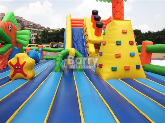 OEM Υπαίθριος Φουσκωτός Παιδική Χαρά για Παιδιά Σκαρφαλώνοντας και Γλιστρούν Combo Γιγάντια κάστρα αναπηδήσεων Playland