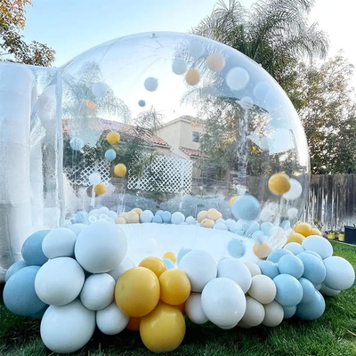 Σκηνή 1mm PVC Dome Bubble Διαφανές φουσκωτό σπίτι με μπαλόνια με φούσκα