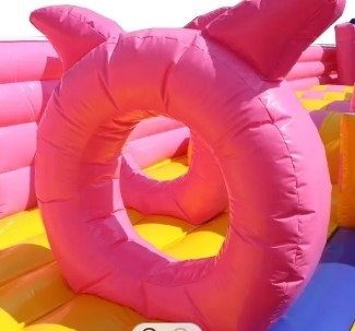 Φουσκωτό Bouncy House με θέμα τα ζώα για πάρτι γενεθλίων Pig Kids Jumping Bouncer
