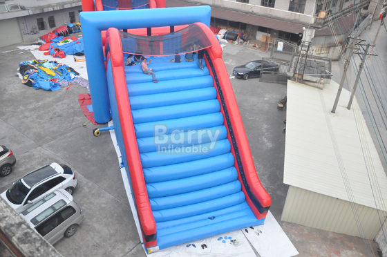 Εξωτερική διασκέδαση ενήλικες φουσκωτό ποδόσφαιρο εμπόδια 5K εμπόδια παιχνίδι Bouncer Slide Combo
