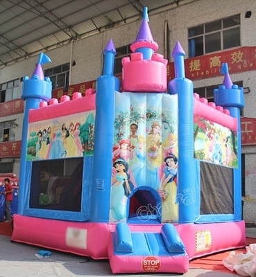 PVC Παιδί Πνευματώδης Bouncer Πριγκίπισσα Combo Bounce House