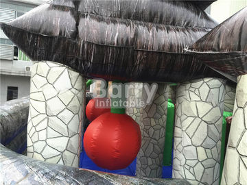 Διογκώσιμο χτύπημα Themed ζουγκλών παιχνιδιών θερινού νερού - επάνω ποτίστε το πάρκο με την κεντρική φωτογραφική διαφάνεια