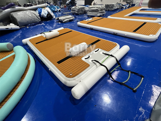 Νερό αθλήματα Dock φουσκωτό ανατινάξτε πλατφόρμα κολύμβησης με χωρητικότητα εξαρτάται από το μέγεθος