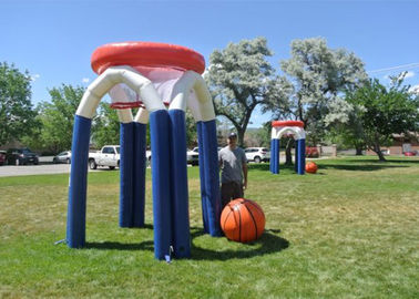 Γιγαντιαία διογκώσιμα στεφάνη/γήπεδο μπάσκετ καλαθοσφαίρισης αθλητικών παιχνιδιών Customzied με το PVC 0.55mm