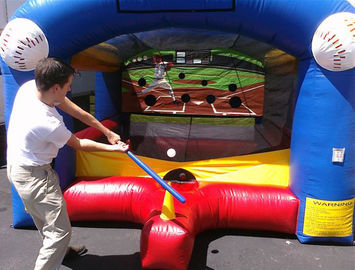 Διογκώσιμα αθλητικά παιχνίδια παιδιών ενηλίκων/διογκώσιμο παιχνίδι μπέιζ-μπώλ στόχων με το PVC