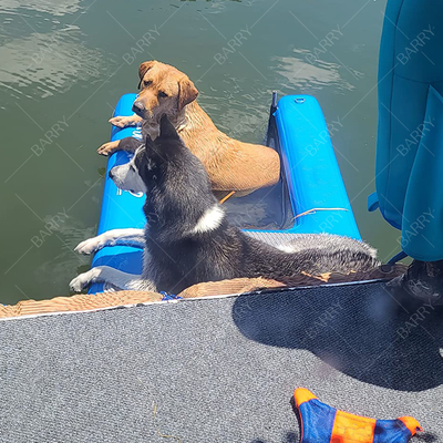Πισίνα Λίμνη ποταμός Δυνατό να αναδιπλωθεί σκυλί σκάλες σκάλα πλωτό φουσκωτό σκυλί ράμπα νερού για την αποβάθρα