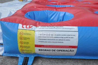 Διογκώσιμη φυλή εμποδίων, μέγεθος 20x10x1.2M τρεξίματος στρωμάτων εμποδίων Inflatables 5k