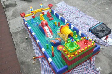 Αθλητικό θέμα διογκώσιμο Bouncy Castle, εσωτερικός εξοπλισμός παιχνιδιού 0,55 χιλ. παιδιών PVC