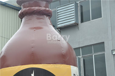 Διογκώσιμα προϊόντα διαφήμισης Commerical/πρότυπο μπουκαλιών μπύρας Wiskey προώθησης με τον ανεμιστήρα