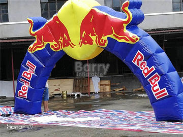 Μοναδική τυπωμένη ύλη Commerical που διαφημίζει τις διογκώσιμες αψίδες του Red Bull για τη τελετή έναρξης