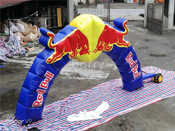 Μοναδική τυπωμένη ύλη Commerical που διαφημίζει τις διογκώσιμες αψίδες του Red Bull για τη τελετή έναρξης