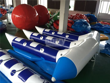 Συναρπαστικά διογκώσιμα παιχνίδια νερού, ρυμουλκήσιμη διογκώσιμη βάρκα μπανανών Flyfish για τη θάλασσα