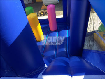 Προσαρμοσμένη διογκώσιμη ψευτοπαλλικαράς/διογκώσιμο Bouncy Castle με τη φωτογραφική διαφάνεια