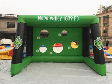 διογκώσιμα αθλητικά παιχνίδια μουσαμάδων PVC 0.6mm, χτύπημα - επάνω στόχος ποδοσφαίρου για τη διασκέδαση