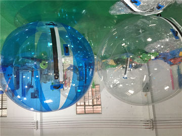 Φουσκωτά παιχνίδια εξωτερικού χώρου από PVC / TPU Λευκά 2m Walk On Water Balls , Παιδική φουσκωτή μπάλα για περπάτημα νερού