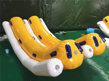 Εμπορικά 4 παιχνίδια νερού προσώπων διογκώσιμα/διογκώσιμος σωλήνας βαρκών μπανανών ρυμουλκήσιμος για να κάνει σκι στο νερό