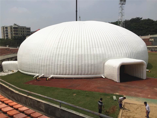 10m σκηνών θόλων PVC cOem γιγαντιαία διογκώσιμη διάμετρος για τη βοήθεια στην καταστροφή