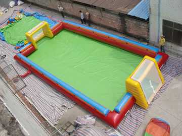 Συναρπαστικό διογκώσιμο γήπεδο ποδοσφαίρου νερού, διογκώσιμο δικαστήριο σαπουνιών ποδοσφαίρου για τα παιδιά