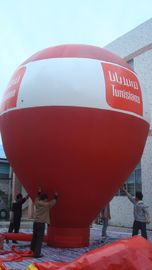 Κόκκινα προϊόντα διαφήμισης προώθησης διογκώσιμα, μπαλόνια διαφήμισης για το μίσθωμα