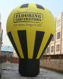 Διογκώσιμο μπαλόνι μουσαμάδων PVC, διογκώσιμο επίγειο μπαλόνι για τη διαφήμιση