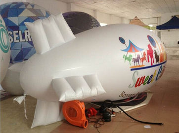 PVC διογκώσιμο διαφήμισης αεροσκάφος ηλίου πηδαλιουχούμενων εύκαμπτων αερόστατων προϊόντων αεροστεγές για την επίδειξη