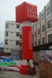 Κόκκινη/μπλε υπαίθρια εορτασμού στήλη διαφήμισης PVC διογκώσιμη για το γεγονός
