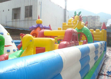 EN71 μεγάλος μουσαμάς διογκώσιμο Bouncy Castle PVC για τα παιχνίδια παιδιών