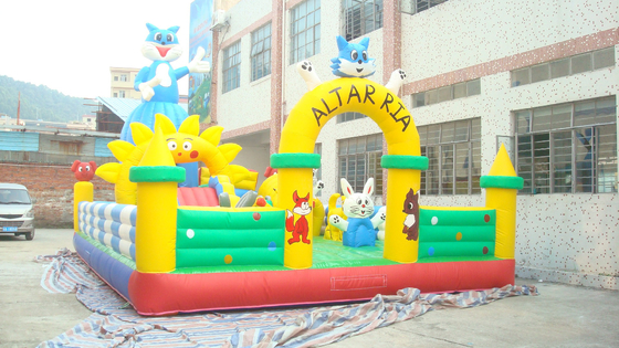 Διογκώσιμα παιδιά Bouncy Castle θεματικών πάρκων μουσαμάδων παιχνιδιών παιδικών χαρών