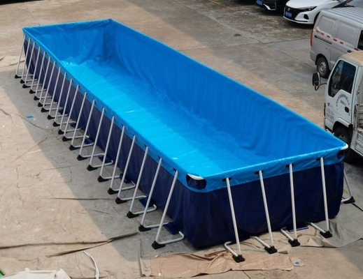 Φορητή πισίνα PVC SCT επάνω από το πλαίσιο 12*3*1.32m επίγειων μετάλλων