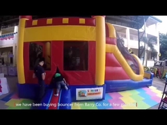 0.55μm Pvc Bouncy Κάστρο Bounce House με εργοστάσιο διαδρόμου