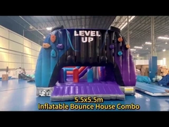 Προσαρμόστε το μέγεθος Wholesale Level Up Inflatable Bouncer Combo Bouncy Castle για παιδιά