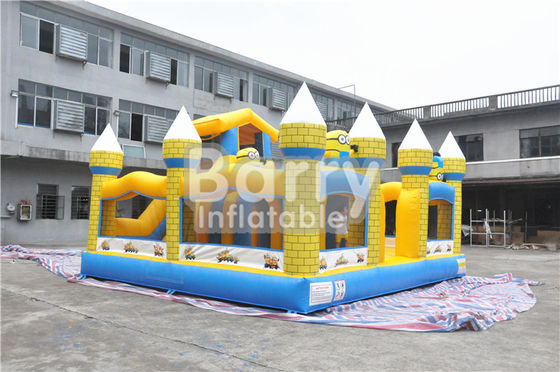 Υπαίθρια παιδιά  διογκώσιμο Bouncy Castle με τη φωτογραφική διαφάνεια 0.55MM μουσαμάς PVC