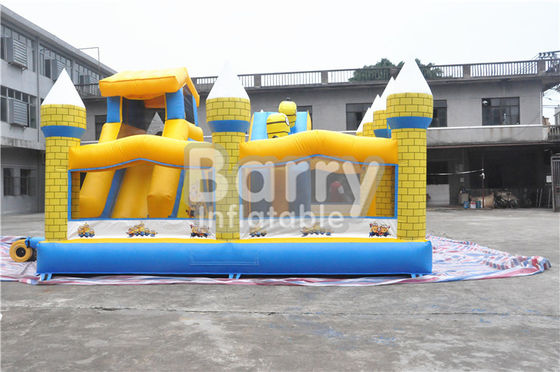 Υπαίθρια παιδιά  διογκώσιμο Bouncy Castle με τη φωτογραφική διαφάνεια 0.55MM μουσαμάς PVC