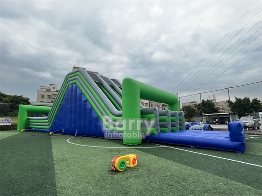 Εμπορικό εξωτερικό φουσκωτό εμπόδιο 5k απληστία γίγαντα ενήλικες ανατινάξτε το εμπόδιο 5k για το πάρτι εξοπλισμό ενοικίασης